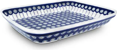 Produktbild von Original Bunzlauer Keramik 2,2L Auflaufform 26x33,3x5 cm im Design 8