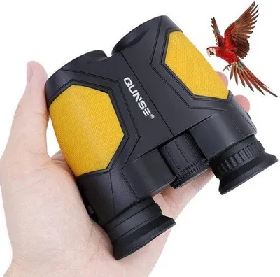 Produktbild von 12x25 Kompaktes Fernglas für Erwachsene und Kinder, BAK4 FMC, geringes Gewicht, Nachtsichtfunktion, ideal zum Vogelbeobachten, für Outdoor-Aktivitäten, Jagd, Reisen und Sightseeing
