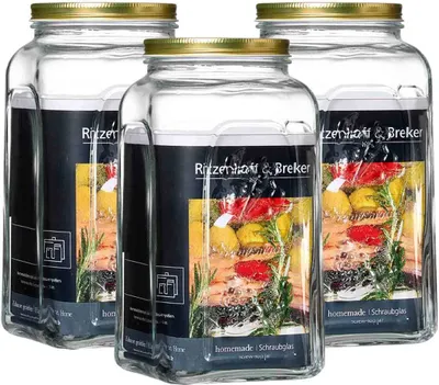 Produktbild von Ritzenhoff & Breker Homemade Einmachglas 3 l 3er Set
