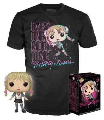 Produktbild von FUNKO POP! - Music - Britney Spears #90 mit Tee Größe L