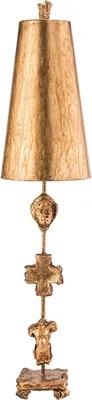 Produktbild von Tischleuchte 101,6 cm E27 Gold Metall Modern Tischlampe Bodenleuchte