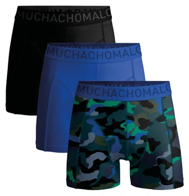 Produktbild von Muchachomalo Herren Boxershorts – 3er Pack – Microfaser & Stretch – Leichte Sport-Unterwäsche – Größe L - MICROFIBCAMO1010-03