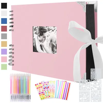 Obrázek produktu pro Album pro scrapbooking s 80 stranami určenými k vlastnímu zdobení a s šablonami