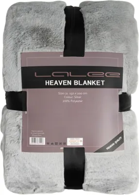 Produktbild von 150x200 Kuscheldecke HEAVEN HEB 800 von Lalee silver | Hellgrau