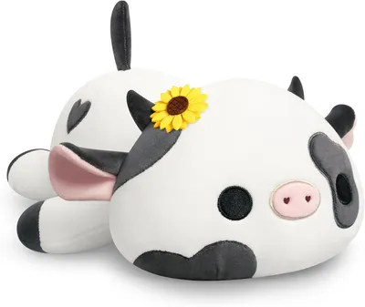 Image de Peluche vache, 23 cm, style kawaii, e CE, pour les enfants à partir de 3 ans