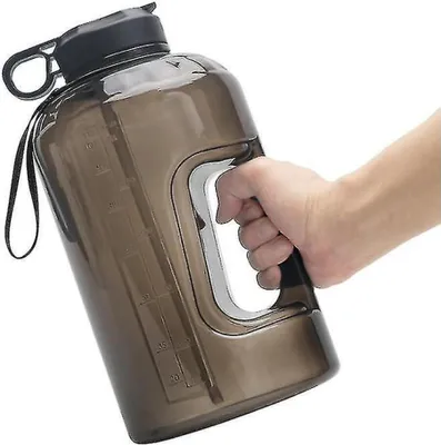 Produktbild von 3,78 l Sportflasche 133 Oz Reisewasserbecher Farbe Schwarz