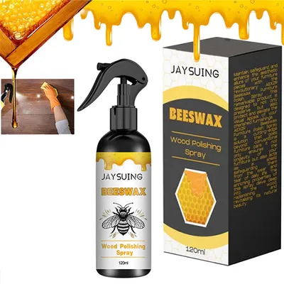 Produktbild von Natürliches Mikromolekularisiertes Bienenwachs Spray 120ml, Möbelpolitur und Reiniger, Möbelpflegemittel