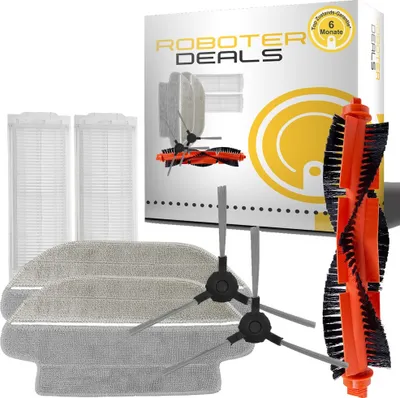 Obrázok produktu pre Sada príslušenstva (náhradné diely) pre Xiaomi Mi Mop 2s (2x bočné kefy, 2x utierky, 1x hlavná kefa, 2x filtre)