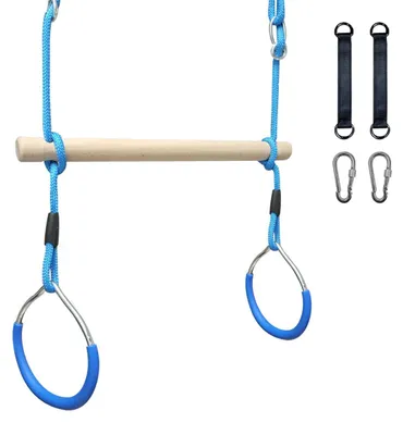 Obrázok produktu pre Trapezová tyč na gymnastiku, robustná oceľová konštrukcia, vhodná pre deti od 3 rokov