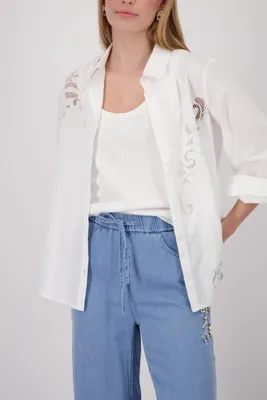 Produktbild von MONARI Bluse Modell 105 in Creme, Größe 44