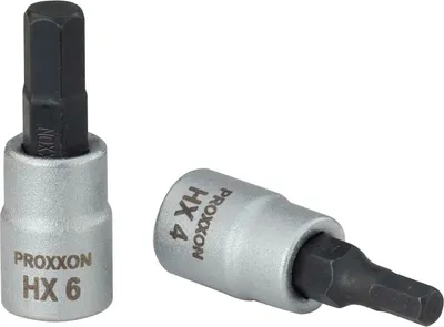Image de Proxxon 23745 Innensechskant Einsatz 4mm HX4 Antrieb 6,3mm (1/4')