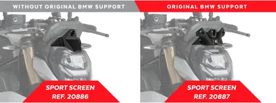 Immagine prodotto di Cupolino PUIG naked sport fumè chiaro omologato ABE per Bmw