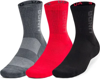 Produktbild von Under Armour Ua 3-Maker 3Pk Mid-Crew - red, Größe:XL