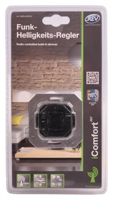 Image de REV 0086140503, Contrôleur de volet roulant, Noir, Gris, 100 m, 868 MHz, 300 W, 230 V