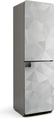 Zdjęcie produktu dla wzór wielokąta 3D - Magnetyczna osłona lodówki - Folia dekoracyjna magnetyczna do kuchni - Dekoracja magnesem na lodówkę - Samoprzylepna tablica magnetyczna - Folia magnetyczna na drzwi lodówki - 60x205 cm