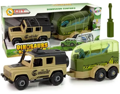 Obrázek produktu pro Auto Terenowe Transporter Do Rozkręcania DIY Dinozaur