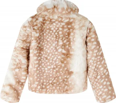 Image de vidaXL Manteau pour enfants en Fourrure artificielle Cognac 92