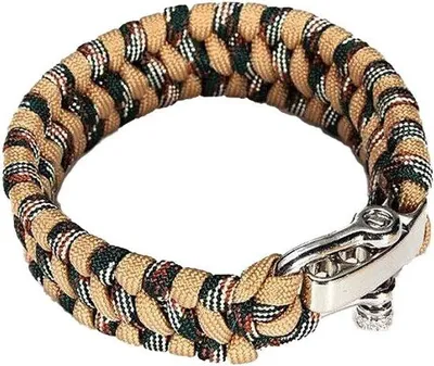 Productafbeelding van Verstelbare Paracord Survival Armband voor Outdoor, Kamperen en Noodsituaties