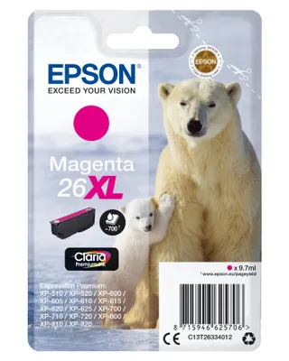 Immagine prodotto di Epson C13T26334012 Cartuccia di inchiostro Epson XL magenta Claria Premium T 263 T 2633