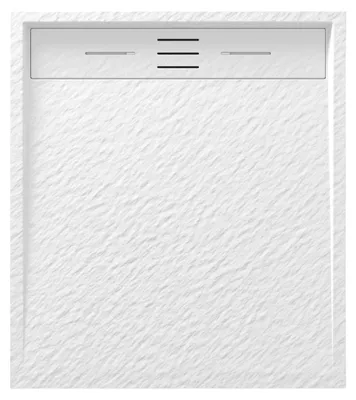 Zdjęcie produktu dla Granitan – brodzik prysznicowy – 90 x 80 cm – biały – antypoślizgowy – prysznic – VIVA