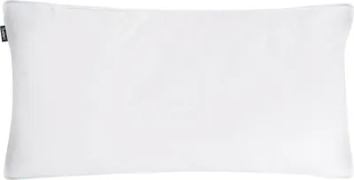 Zdjęcie produktu dla BELIANI Poduszka bawełniana puchowa biała 40 x 80 cm wysoka średnio miękka prostokątna