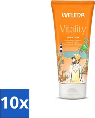 Zdjęcie produktu dla WELEDA - Rokitnikowy krem pod prysznic - 200 ml - Value pack - 10 szt