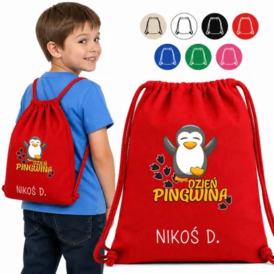 Obrázok produktu pre Taška Do Školy - Deň Pinguínov, Veselý Pinguín