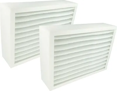 Produktbild von vhbw 2x Filter G4 Ersatz für Zehnder 10015515, 990316121, 524000100 für Lüftungsgerät - Filterset, 35 x 25 x 9 cm Weiß