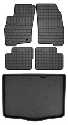 Obrázok produktu pre Gumové autokoberce SolidPRO + vaňa kufra pre: Fiat Grande Punto 2005-2009 5 ks
