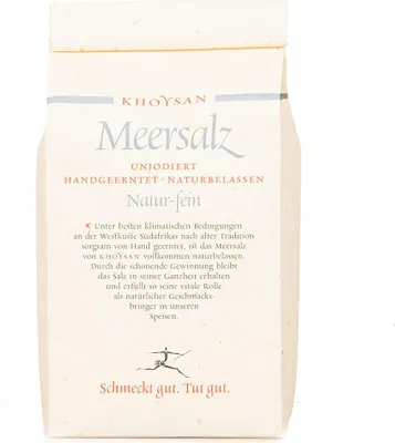 Produktbild von Meersalz Natur fein Nachfüllpackung 1000g von Khoysan