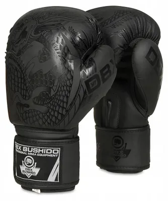 Produktbild von DBX BUSHIDO B-2v18 Boxhandschuhe Kampf Training Schwarz 16 oz