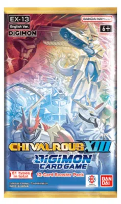 Productafbeelding van Digimon Chivalrous XIII EX-13 Booster, Engelstalige versie