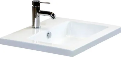 Produktbild von Sanox Möbelwaschtisch S-Line 61 x 41 cm weiß glänzend 10201066
