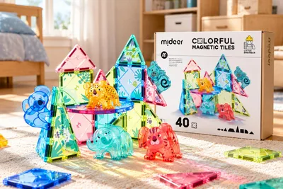 Obrázek produktu pro Mideer Moje první magnetická stavebnice Zvířátka 40 ks