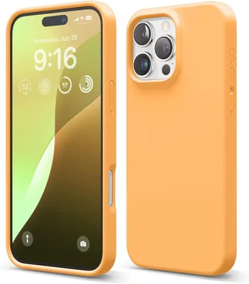 Immagine prodotto di Custodia Elago in silicone premium per iPhone 16 Pro Max arancione