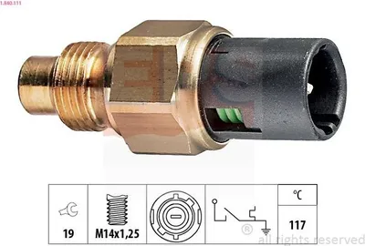 Produktbild von EPS Temperaturschalter Kühlmittelwarnlampe 1.840.111 für RENAULT TWINGO I (C06)