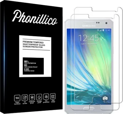 Obrázok produktu pre Tvrdené sklo pre Samsung Galaxy A5 2015 A500 [2 ks] Ochranné sklo Fólia proti poškriabaniu odolná Phonillico®