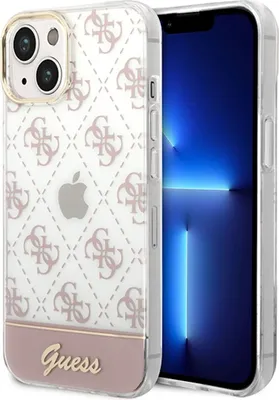 Immagine prodotto di Guess Guhcp14Mhg4Mhp Iphone 14 Plus/ 15 Plus 6.7 Różowy/Pink Hardcase 4G Pattern Script