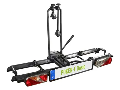 Produktbild von EUFAB Fahrradträger für die Anhängerkupplung »POKER-F Basic«, mit Schnellverschluss-System