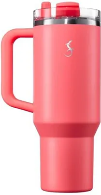 Produktbild von Lurch Big Cup Thermobecher, Edelstahl, 1,2 l, rosa