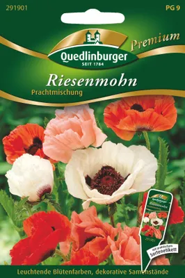 Produktbild von Quedlinburger Saatgut - Türkischer Mohn Prachtmischung - Samen - 291901