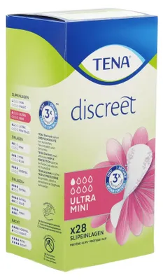 Produktbild von TENA DISCREET Inkontinenz Slipeinl.ultra mini 28St PZN 13857179
