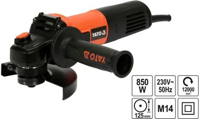 Zdjęcie produktu dla Yato Szlifierka Kątowa 125Mm 850W Yt-82097
