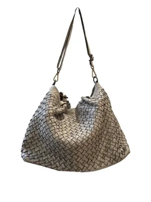 Produktbild von BZNA Handtasche Ronja hellgrau Designer Umhängetasche Shopper
