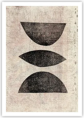 Produktbild von Poster - Poster ohne Rahmen - Form Figuren Geometrisch - 70x100 cm - Wand Bild - Wanddeko - Wandbilder - Kunstposter - Wandposter - Bilder - Kunstdruck - Wanddekoration - Wandbild - P2XPA70x100-5099