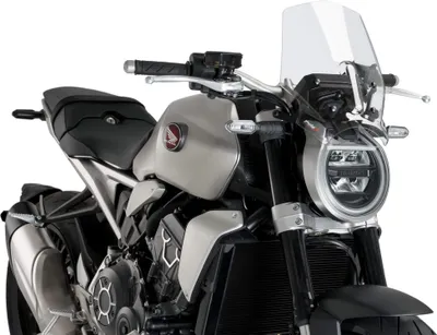 Immagine prodotto di Cupolino PUIG naked sport trasparente omologato ABE per Honda