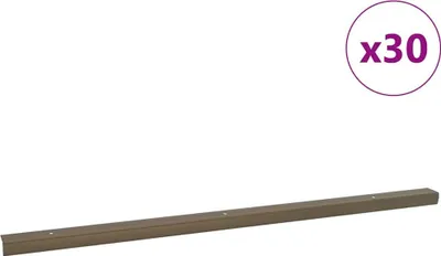 Immagine prodotto di vidaXL Profili per scale 30 pezzi Marrone 67 cm Alluminio