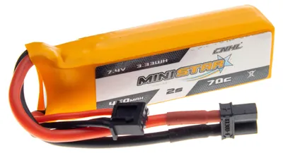Image de Batterie CNHL MiniStar, type LiPo 2S, 7,4V, 450mAh, 70C, connecteur XT30U