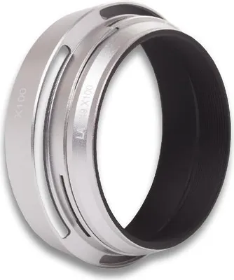 Produktbild von vhbw Gegenlichtblende für 49mm Objektiv, Rund, 6,4 cm, silber