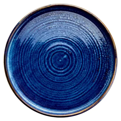 Produktbild von DEEP Blue Speiseteller 25 cm Flacher Teller aus Porzellan